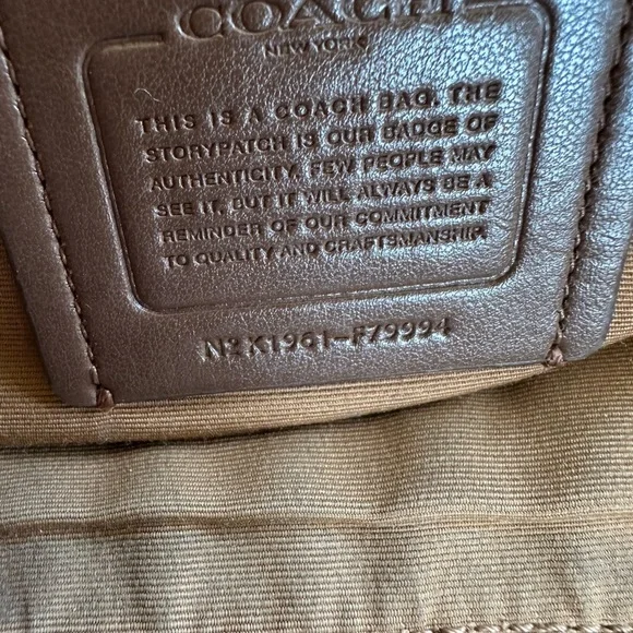 Coach Brown Leather Women's Bag - Picture 7 of 11